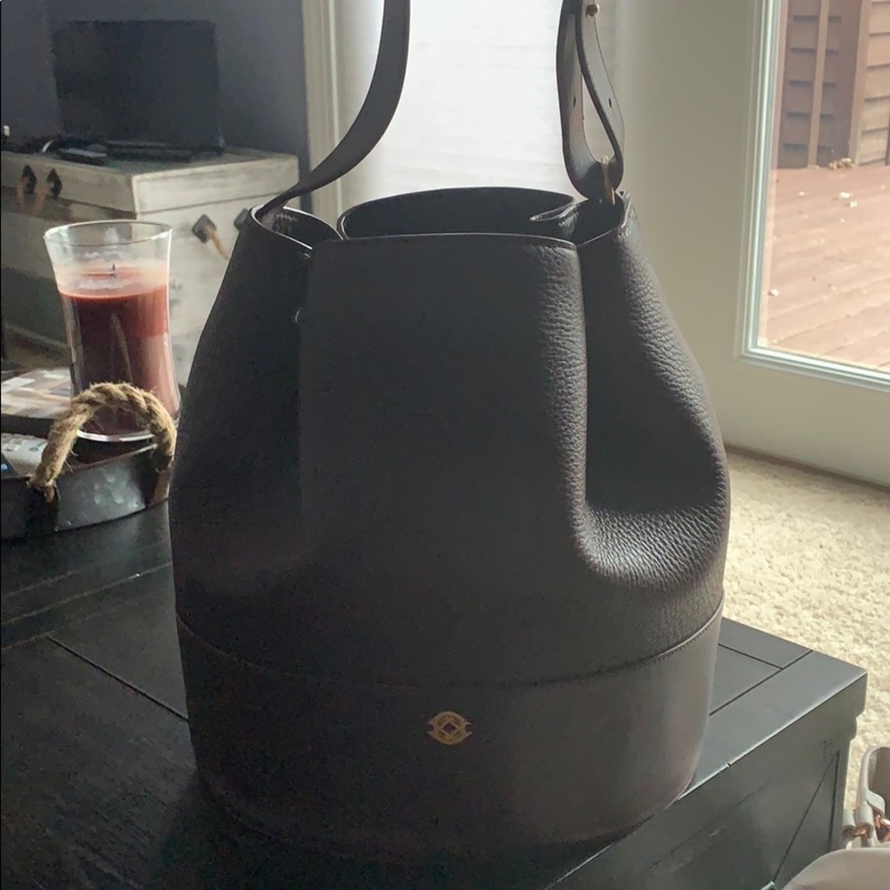 Dagne Dover Ava Bucket in Oxblood!